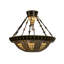 Fleur-de-lis Semi Flush Mount