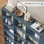 Grande bibliothèque en bois à 6 niveaux H 74 po x l 59 po Wakil-1362444344