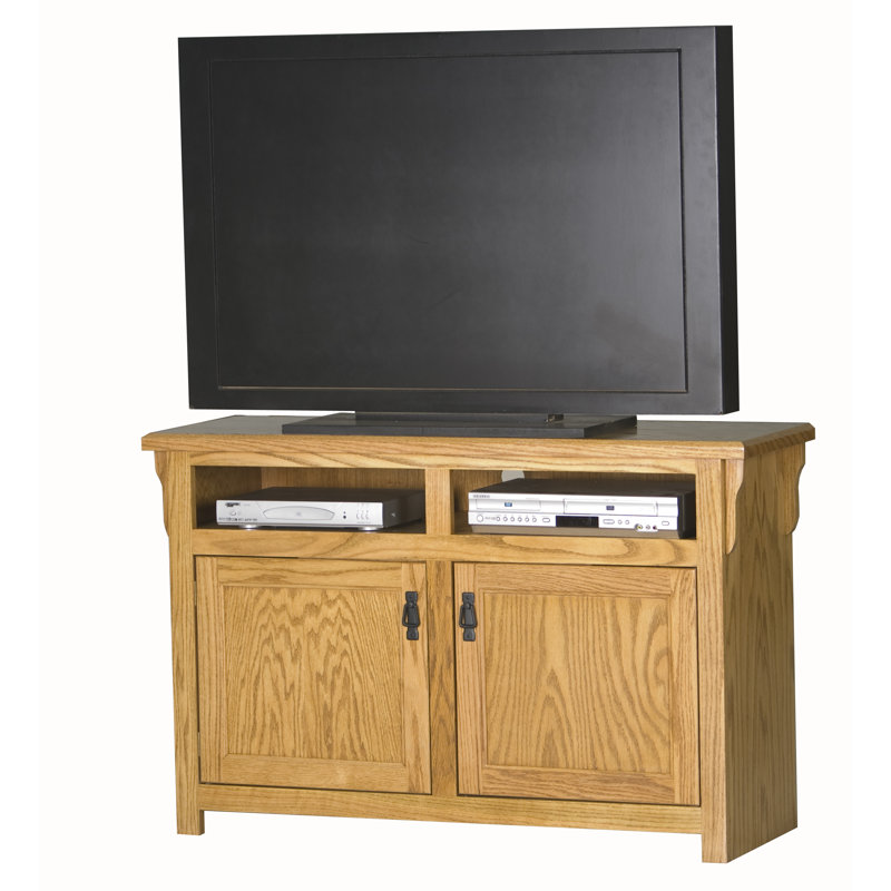 Gus Unfinished TV Stand for TVs up to 60", Light Oak