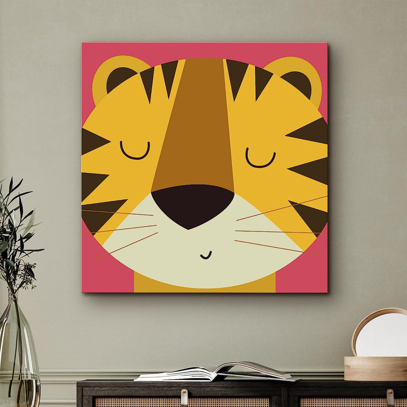 Animaux sur toile, H 12 po x l 12 po x P 1,5 po