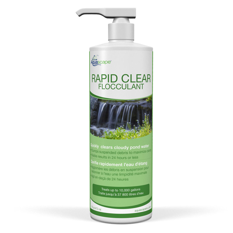 Traitement rapide de l'eau floculant rapide pour les étangs, H 9 po x l 2 po x P 3 po
