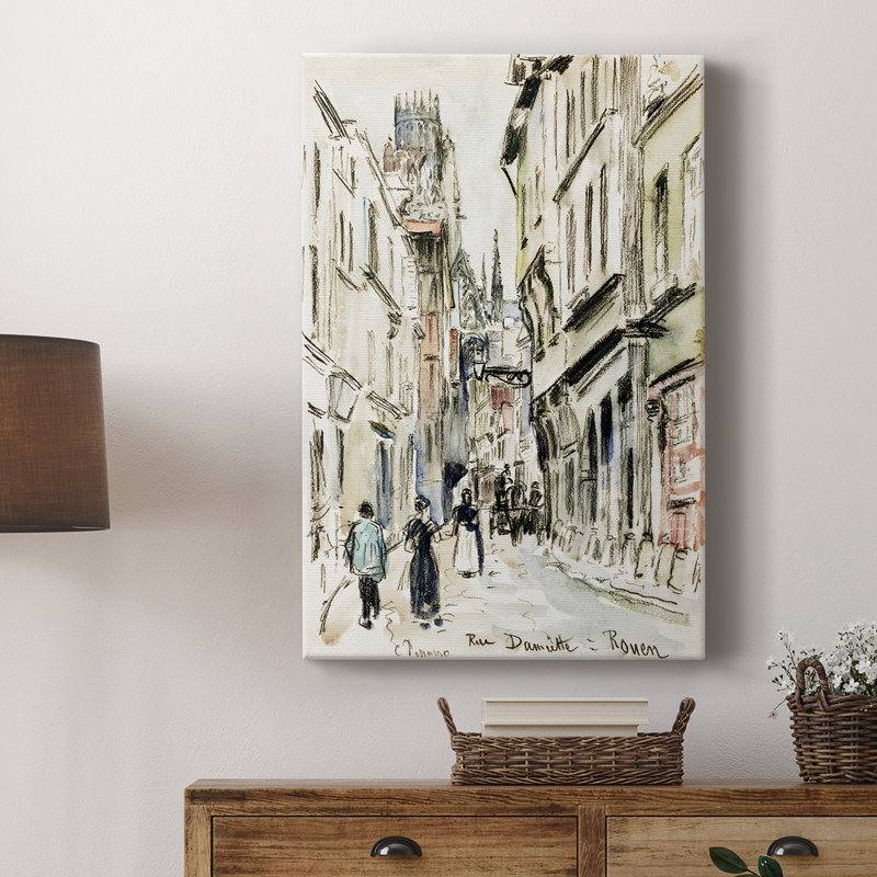 Paysage rétro CCV - galerie enveloppée Cavas, H 27 po x l 18 po