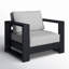 Fauteuil d'extérieur en aluminium 37,40 po Hoyt-1687941096-1699391003