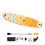 Planche de pagaie debout gonflable, planche de SUP de 11,6 pi x 35 po x 6 po de large, tous les accessoires inclus, pompe, pagaie, aileron, sac à dos, laisse de cheville, sangle, plate-forme antidérapante pour les jeunes et les adultes
