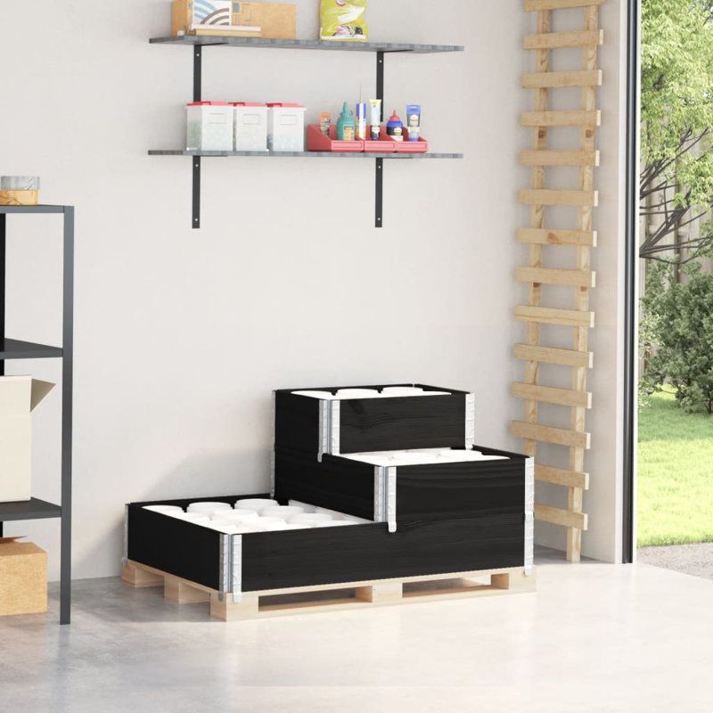 Jerilyn Wood Vertical Garden, Black