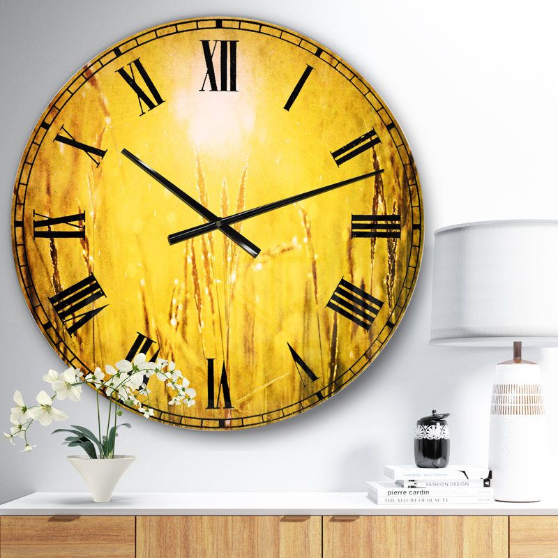 Horloge murale paysage, Moyenne