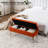 Velvet Storage Ottoman Bench Modern Bedroom End of Bed Bench with Gold Legs-237985585-237618288