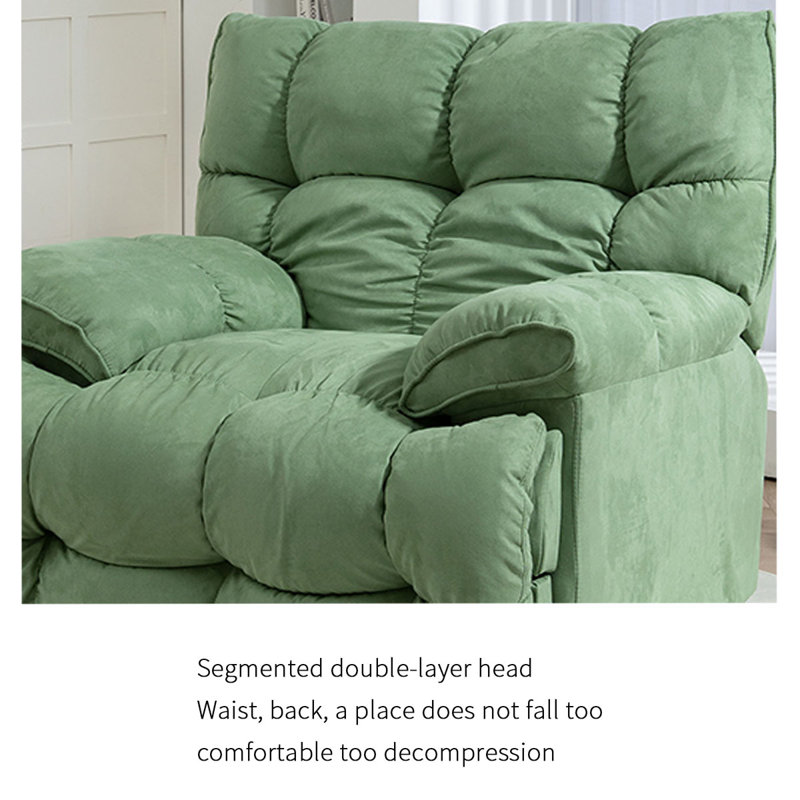 Fauteuil inclinable pivotant Lounge On Double, Vert