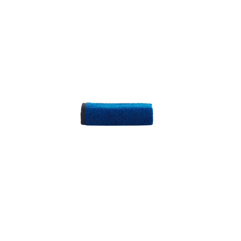 Turkish Cotton Midweight Jacquard Washcloth, Royal Blue