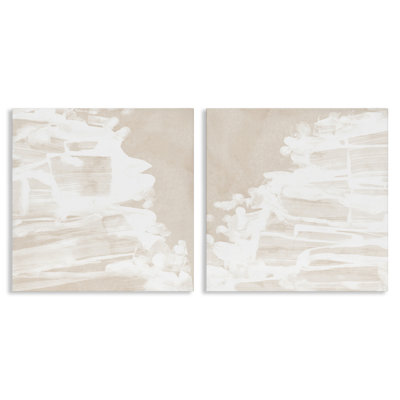 Ensemble abstrait d'art abstrait sur toile 2 pièces
