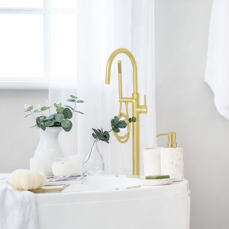 ZLINE Autograph Edition Emerald Bay Bath Tub Filler, Polished Gold