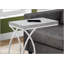 Élégante table d'appoint en forme de C pour le salon et la chambre à coucher, parfaite pour les collations et la décoration avec beaucoup de rangement-2033235798