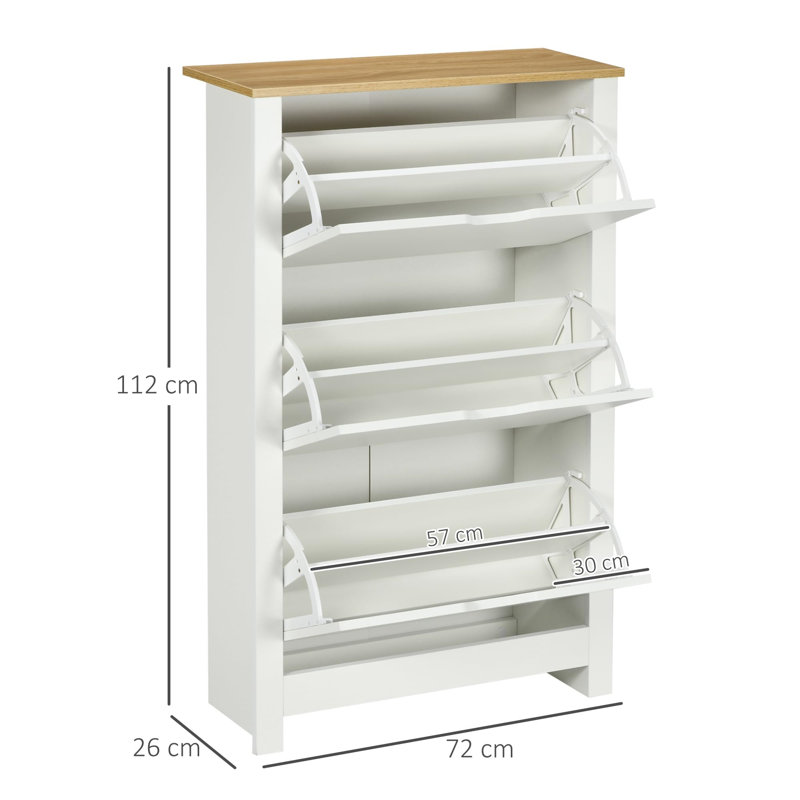 12 Pair Shoe Storage Cabinet