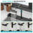 30" Kitchen Sink Waterfall Sink - 30 X 19 X 9 Inch Multifunction Single Bowl 16 Gauge Stainless Steel Ledge Workstation Smart Digital Features Top Mount Kitchen Sinks