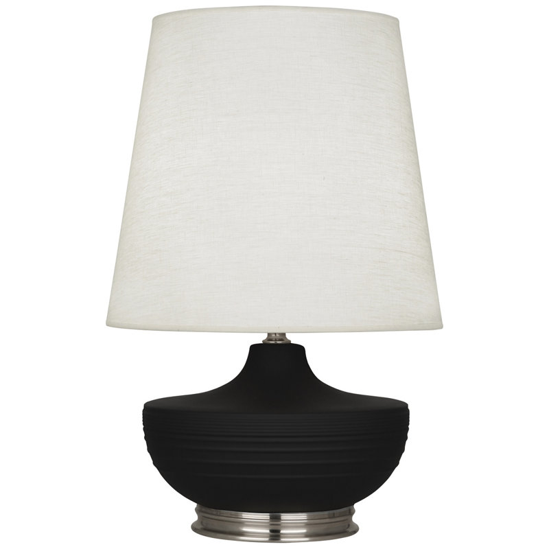 Nolan Table Lamp, Dark Antique Nickel/Matte Dark
