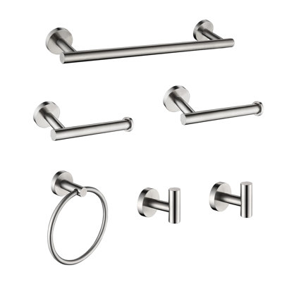 6 - Piece Bathroom Hardware Set