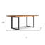 Table de salle à manger 72 po-1573399145