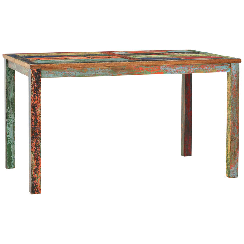 Marina Del Teak Solid Wood Dining Table