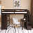 Wood Frame Twin Loft Bed With Storage Drawers,Desk And Stairs-1972362609