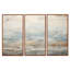 «Beige Blue Ocean Storm», ensemble d'art mural formes abstraites-112014333-107767154