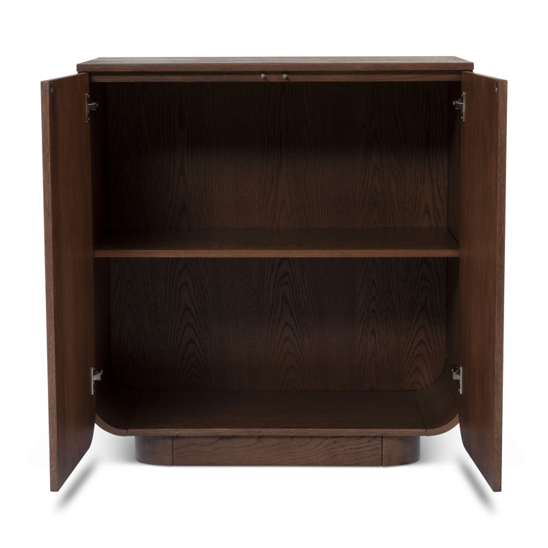 Mia 2-Door Cabinet Dune, Nogal