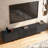 70.87 Inch Black Tv Stand For Tvs Up To 80 Inches With Storage-728659604