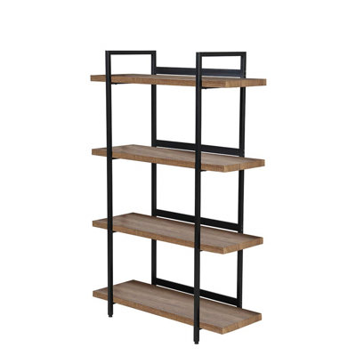 Sackman 347.98cm H x 228.6cm W Iron Etagere Bookcase