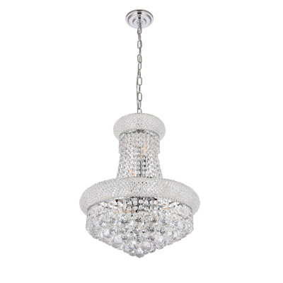 Lustre empire en cristal 8 lumières Ston Easton