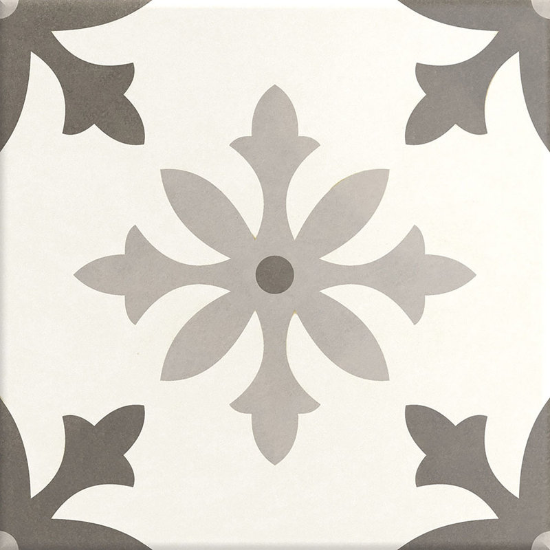 Grille de 8 po Iajelle Haj Carreau de porcelaine Encaustic