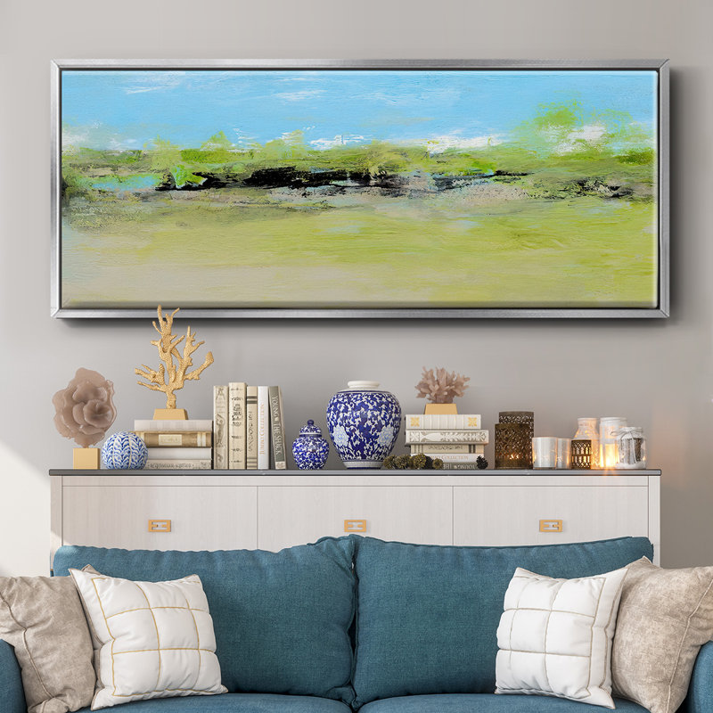 From the Terrace I- Framed Canvas
