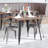 Briceidy All-Weather Metal Stack Chair with Arms and Poly Resin Seat-1093872927-1093872920