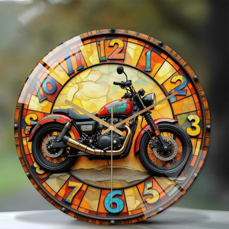 Horloge murale rétro 12 po