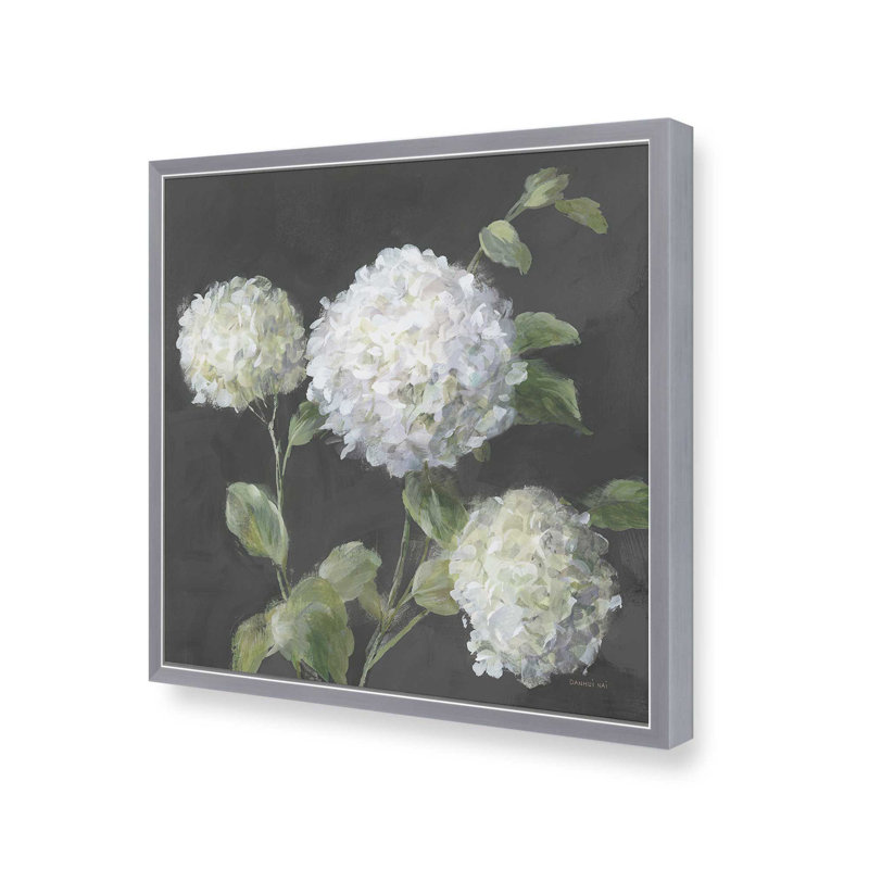 «Summer Simplicity» par Danhui Nai, reproduction d'art, Argent argent, H 12 po x l 12 po