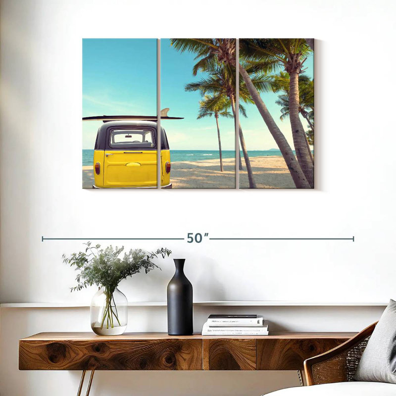 Senne Beach Surf Van, 24" H x 38" W
