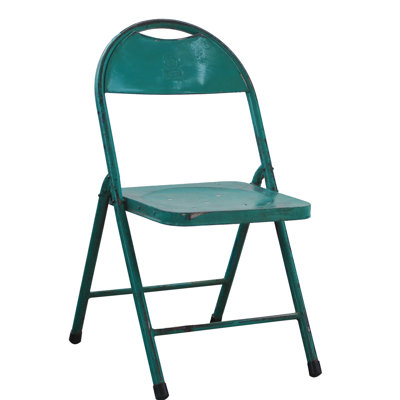 Chaise pliante en métal Mcbryde