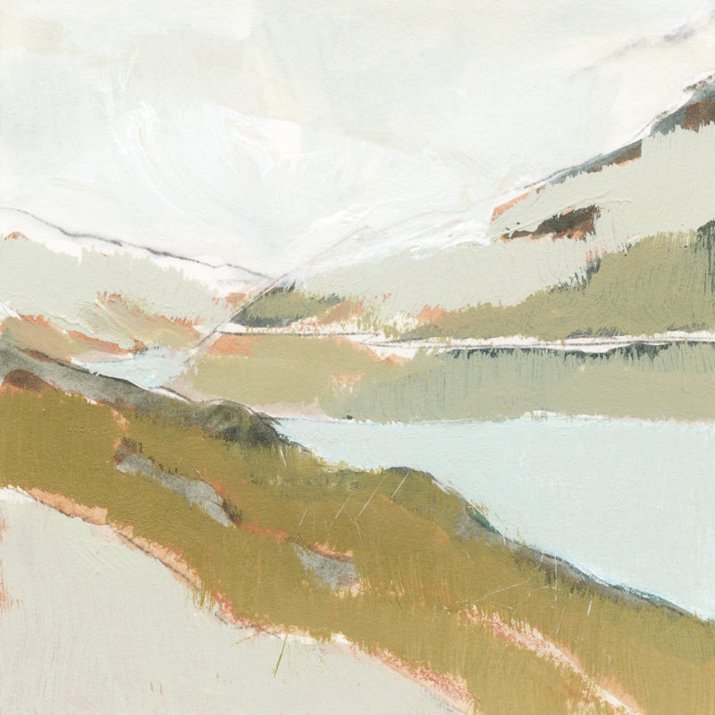 Fading Valley I by Victoria Barnes - Wrapped Canvas Painting, 76cm H x 76cm W