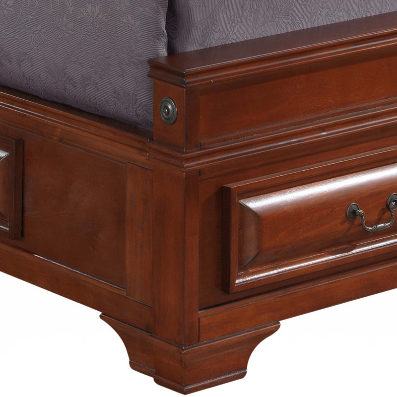 Elegant Transitional Queen Storage Bed(Only Bed)
