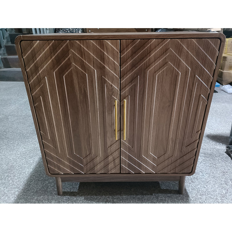 Buffet avec rangement, buffet sculpté à 2 portes, armoire d'appoint multifonctionnelle avec panneau à couches réglables pour le salon, le vestibule, le couloir, le bureau, la cuisine et la salle à manger