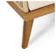 Fauteuil club en bois d'acacia tressé Annisa