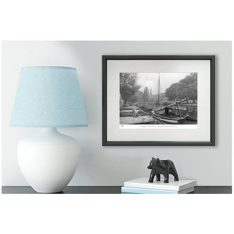 Thorpe St Andrew, On The River Yare 1919 by Francis Frith - Single Picture Frame Print, 28cm H x 36cm W x 2.3cm D