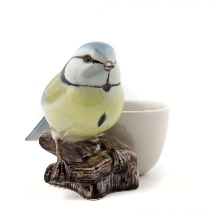 Egg Cup - With - Bird - Blue Tit