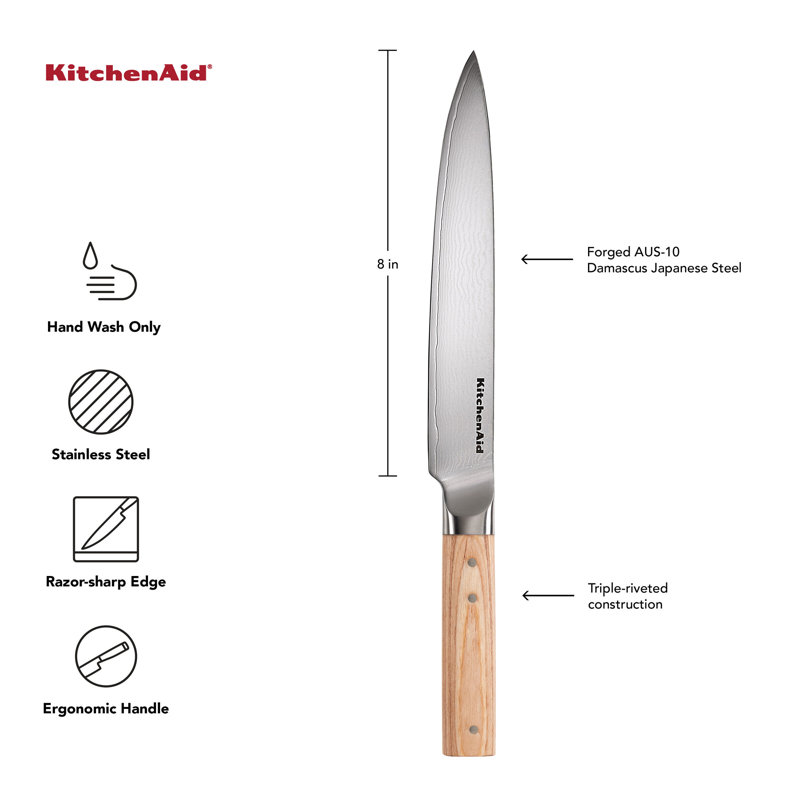 Kitchenaid Premium Damascus Slicer, 8 Inch