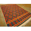 Antique Dhurrie Hallway Runner Cotton Blue Rug