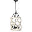 Luminaire suspendu cylindrique 4 lumières