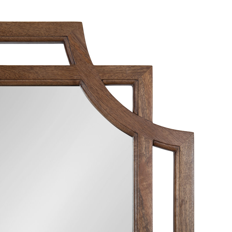 Bane Solid Wood Flat Mirror, 19" W x 31.75" H, Natural