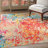 Felty Abstract Ivory/Multi Area Rug-249616321