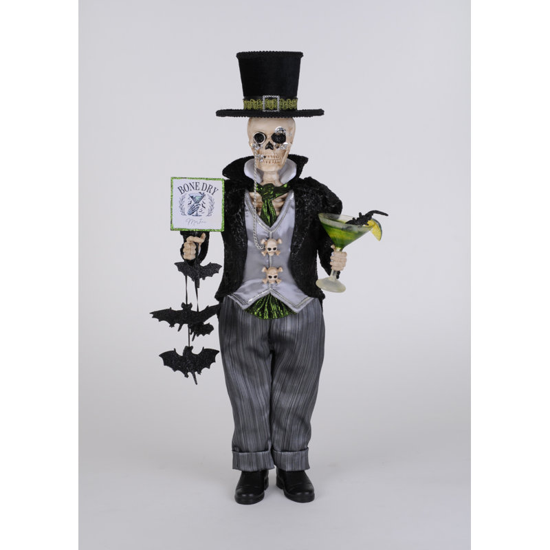 Bone Dry Martini Skeleton