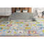 Tapis gris et gris noué à la main de haute qualité-64359333