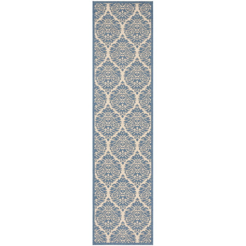 Frankee Performance Ikat Indoor/Outdoor Area Rug, Runner 2'2" x 6'