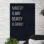 Makeup Is Art Beauty Is Spirit - Wrapped Canvas Print-1373127153